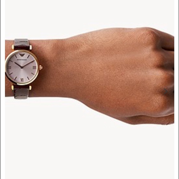 Emporio Armani Quartz Pink Mother of Pearl Dial watch - Picture 11 of 11